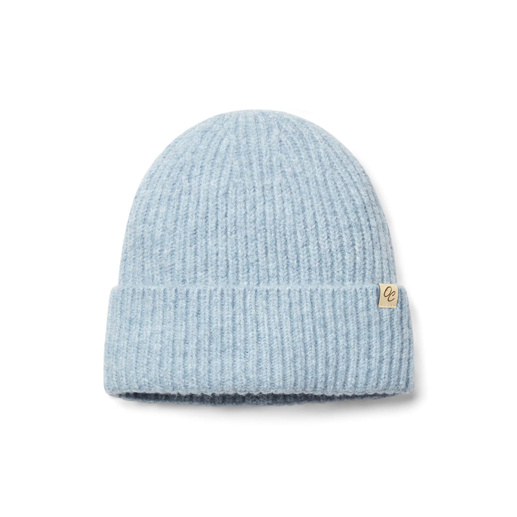 Only Curls Satin Lined Beanie - Ella in Light Blue - Only Curls