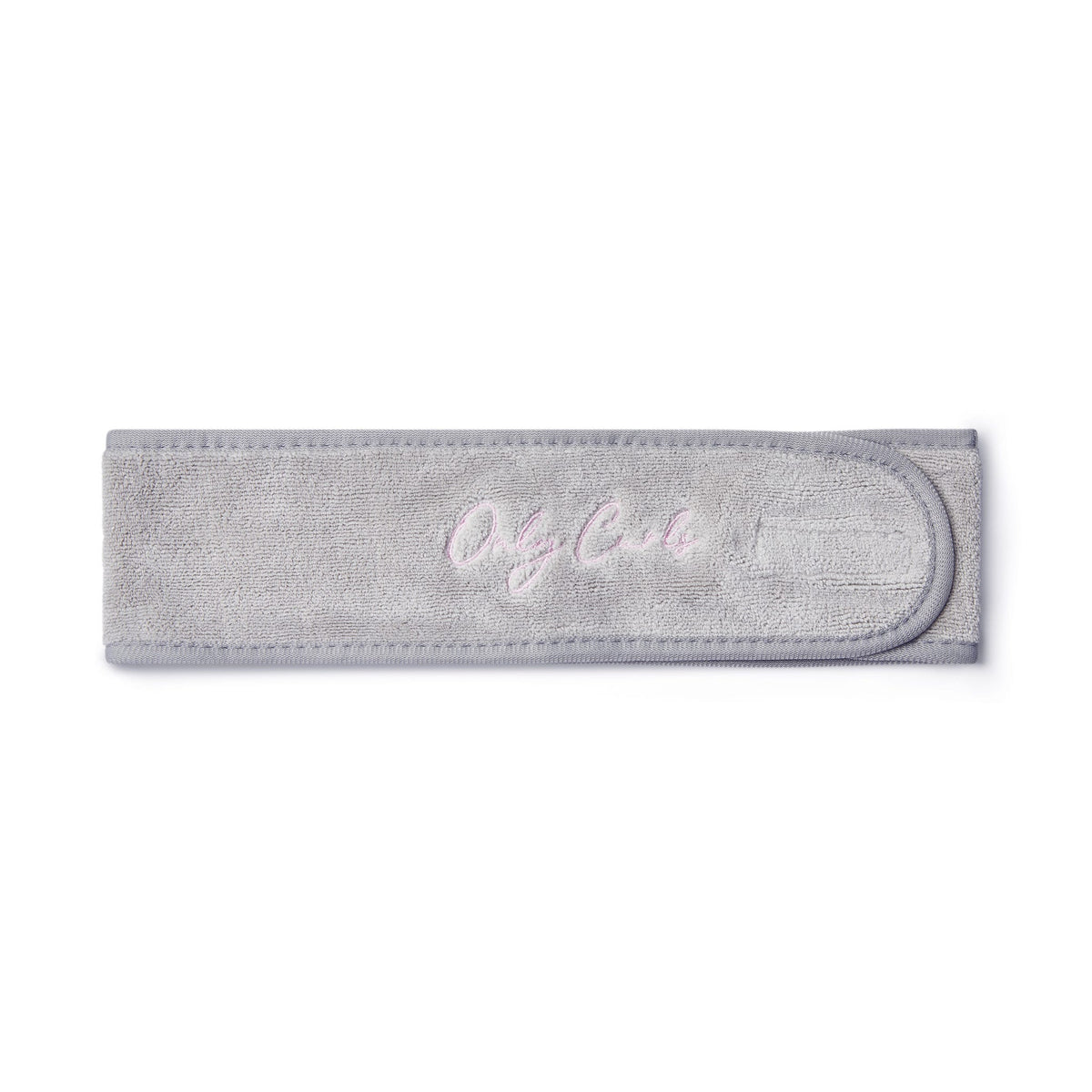 Only Curls Microfibre Headband - Silver - Only Curls