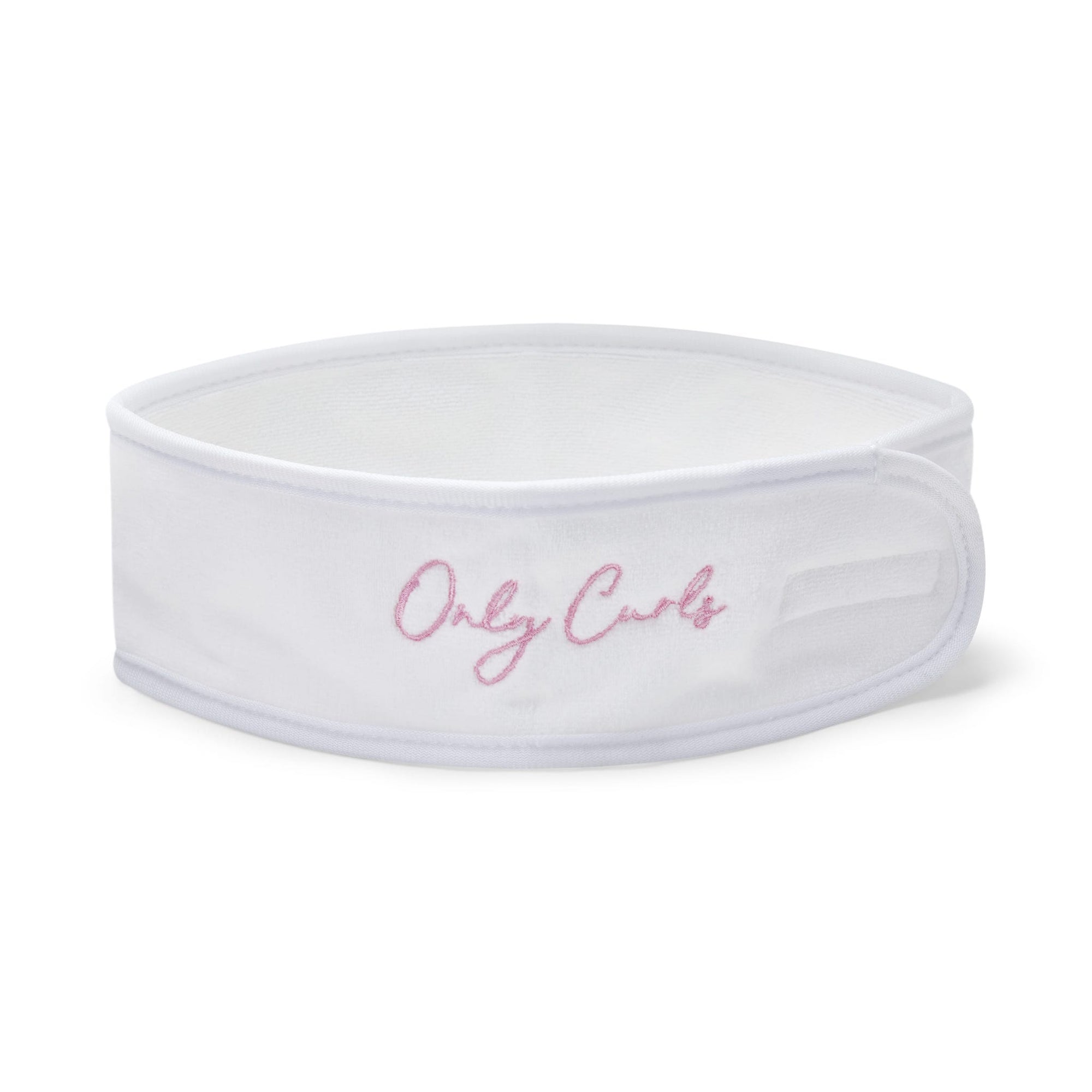 Only Curls Microfibre Headband - White - Only Curls