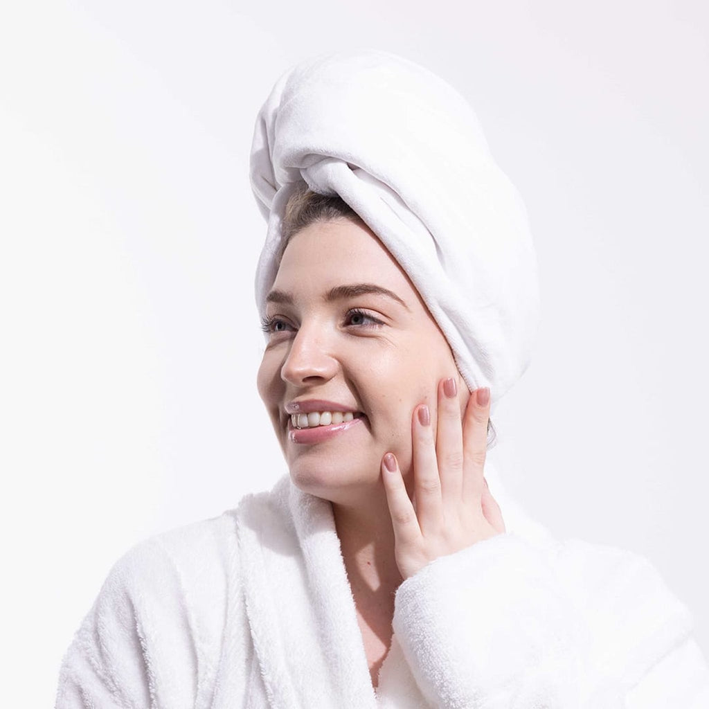 Only Curls Towel Turban - White - Only Curls