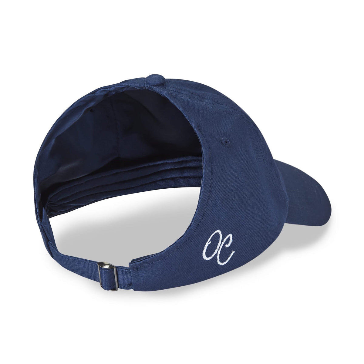 Only Curls Satin Lined Baseball Hat (with open back) - Navy