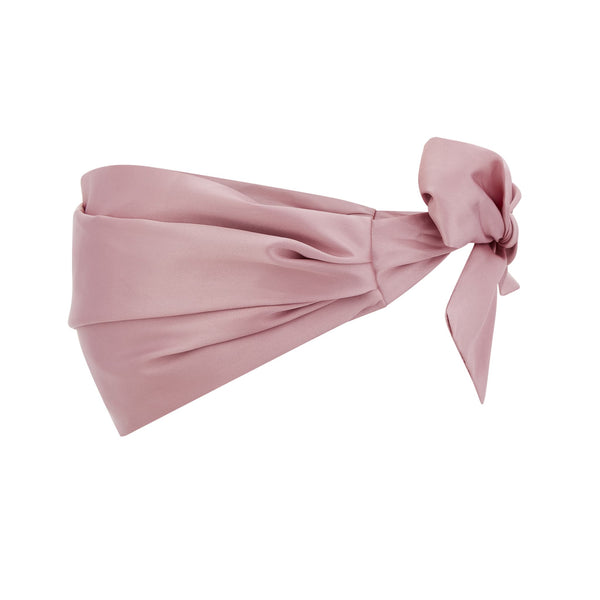 Only Curls Pineapple Protector (Tie Front) - Dusty Rose