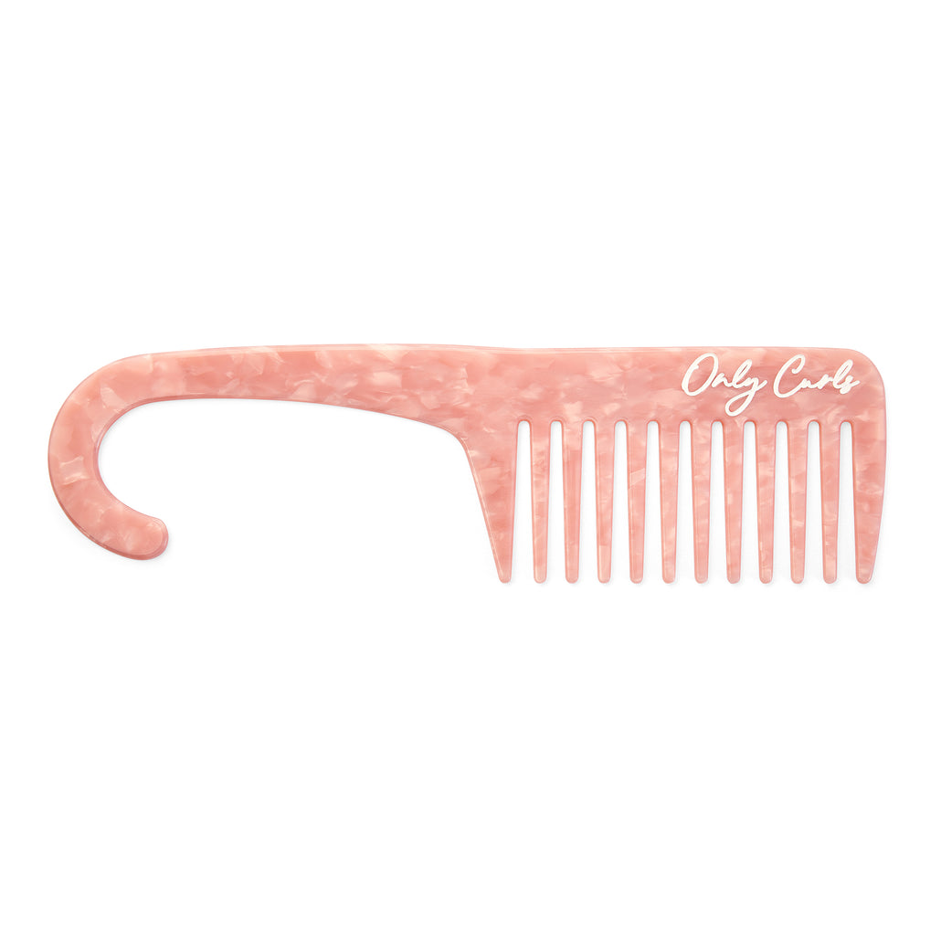Only Curls Pink Shimmer Shower Comb
